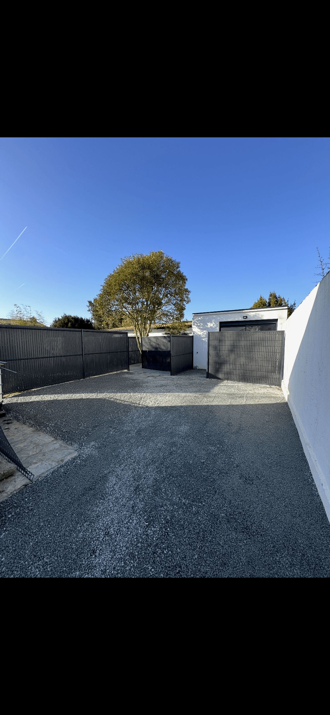 Jardin contemporain ardoise & graminées